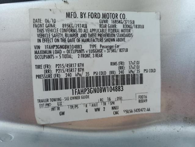 Photo 11 VIN: 1FAHP3GN0BW104883 - FORD FOCUS 