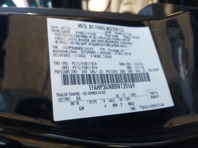 Photo 9 VIN: 1FAHP3GN8BW120569 - FORD FOCUS SES 