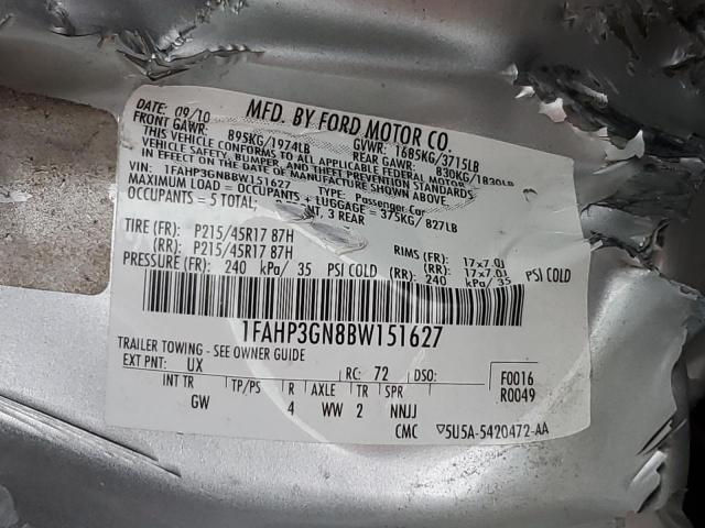 Photo 11 VIN: 1FAHP3GN8BW151627 - FORD FOCUS SES 