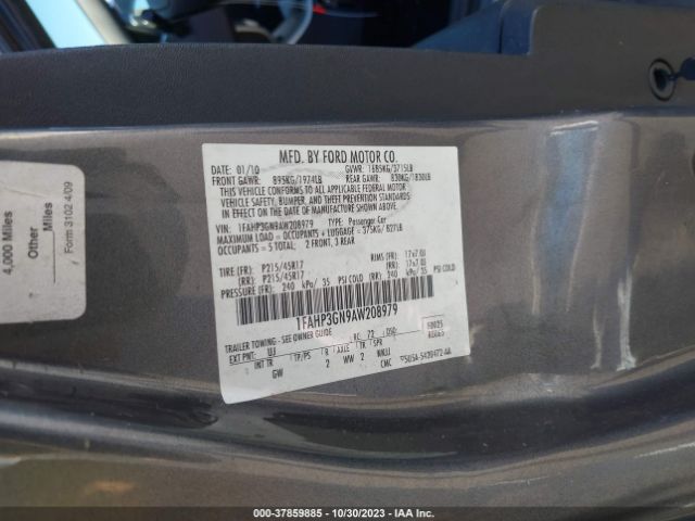 Photo 8 VIN: 1FAHP3GN9AW208979 - FORD FOCUS 