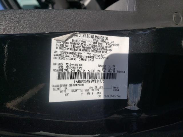 Photo 9 VIN: 1FAHP3GN9BW124775 - FORD FOCUS SES 