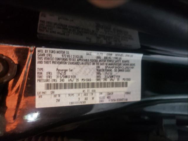 Photo 9 VIN: 1FAHP3H21CL292160 - FORD FOCUS 