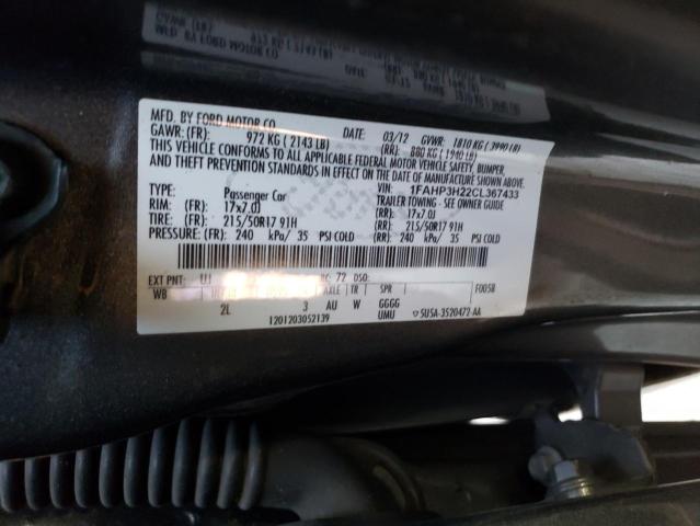 Photo 11 VIN: 1FAHP3H22CL367433 - FORD FOCUS 