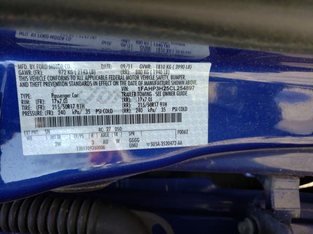 Photo 9 VIN: 1FAHP3H25CL254897 - FORD FOCUS SEL 