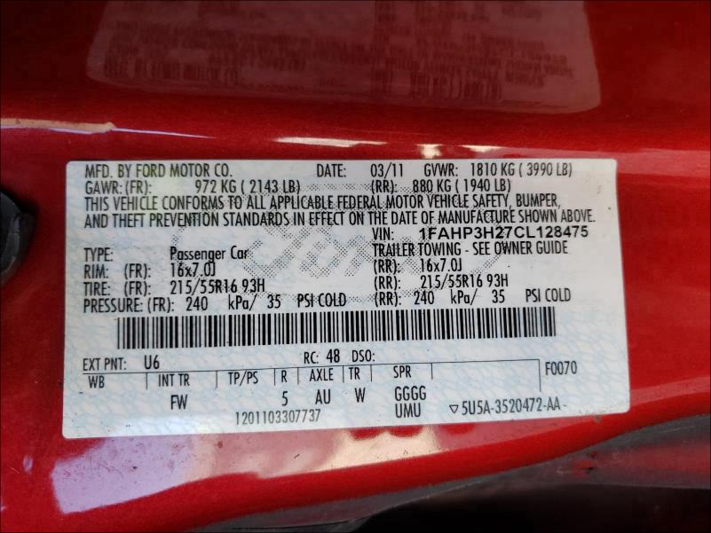 Photo 9 VIN: 1FAHP3H27CL128475 - FORD FOCUS SEL 