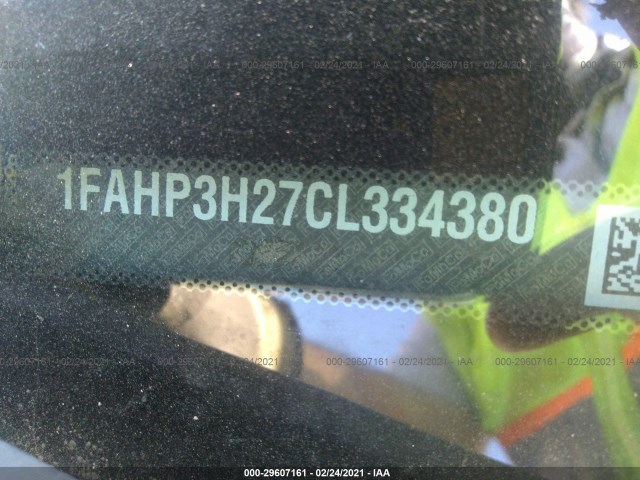 Photo 8 VIN: 1FAHP3H27CL334380 - FORD FOCUS 