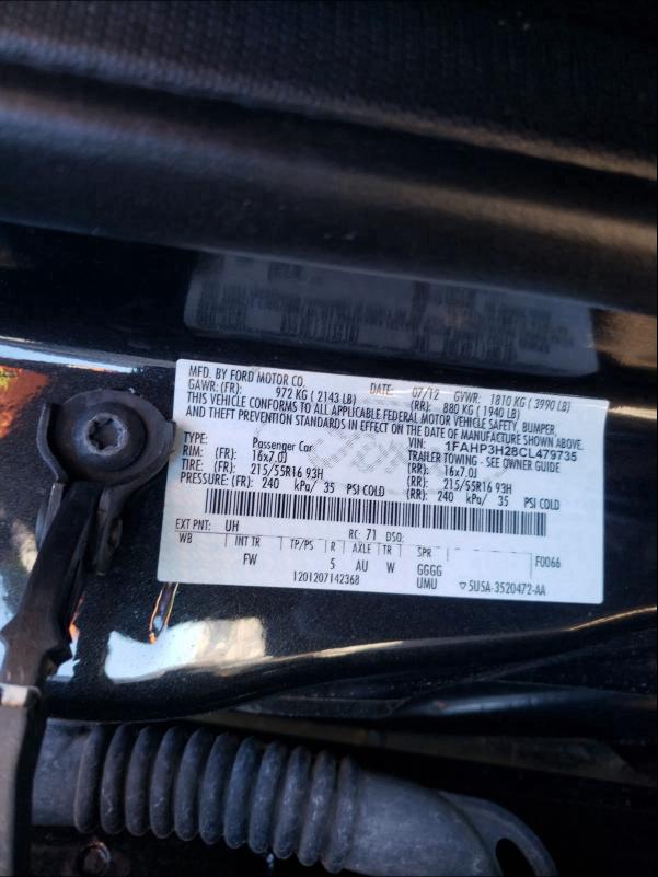 Photo 9 VIN: 1FAHP3H28CL479735 - FORD FOCUS SEL 