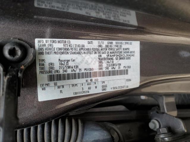 Photo 11 VIN: 1FAHP3H2XCL304242 - FORD FOCUS 