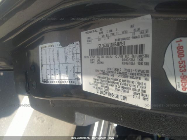 Photo 8 VIN: 1FAHP3HN1AW217657 - FORD FOCUS 