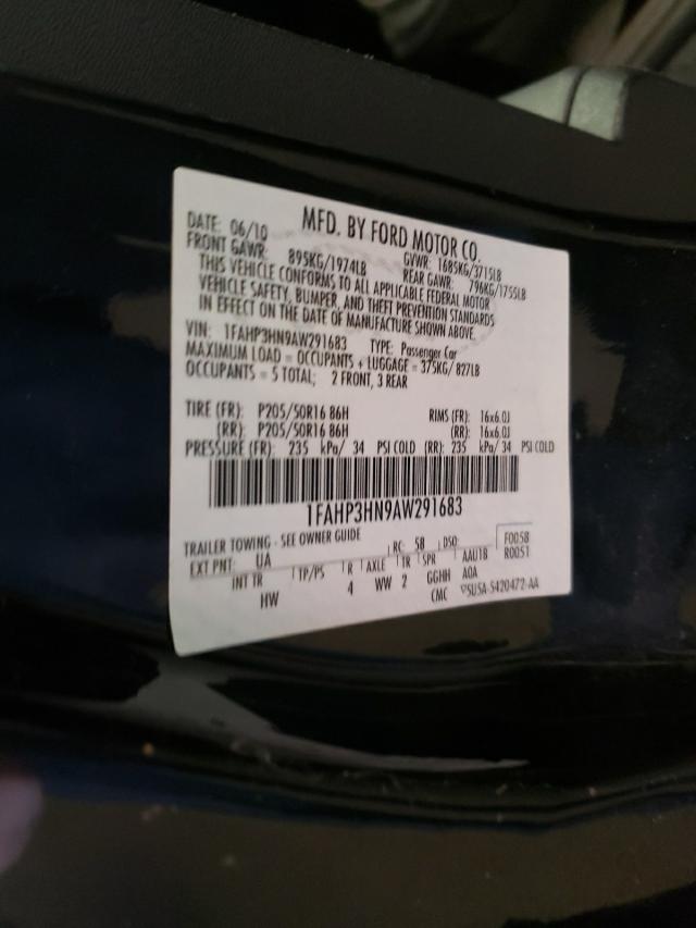 Photo 9 VIN: 1FAHP3HN9AW291683 - FORD FOCUS 