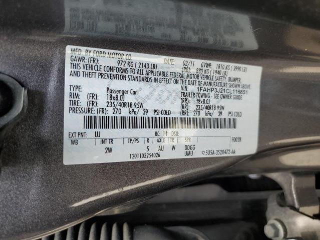 Photo 11 VIN: 1FAHP3J21CL116851 - FORD FOCUS 