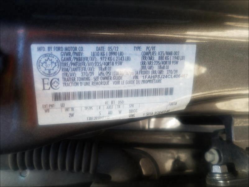 Photo 9 VIN: 1FAHP3J24CL406467 - FORD FOCUS TITA 