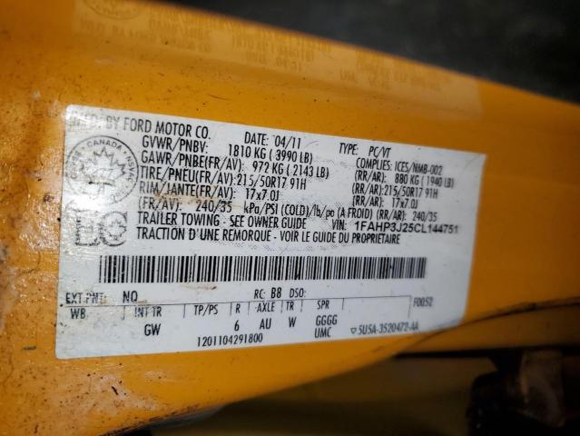 Photo 11 VIN: 1FAHP3J25CL144751 - FORD FOCUS TITA 