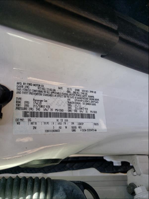 Photo 9 VIN: 1FAHP3J29CL297343 - FORD FOCUS TITA 