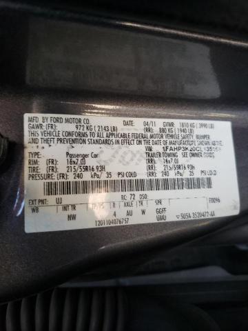 Photo 9 VIN: 1FAHP3K20CL135163 - FORD FOCUS SE 