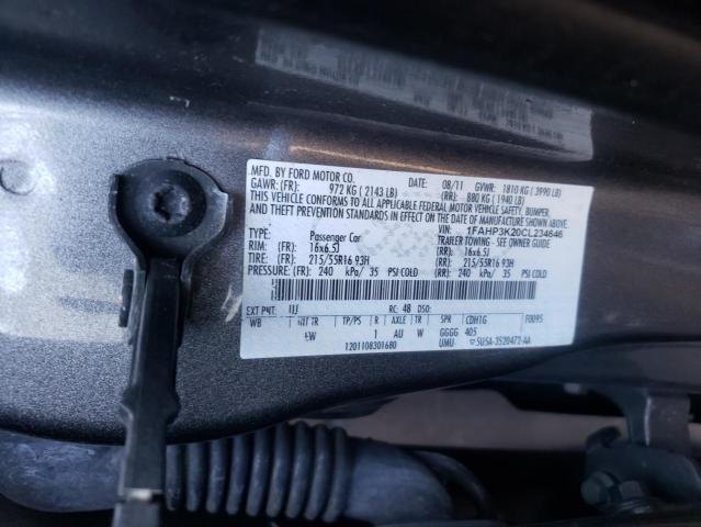 Photo 9 VIN: 1FAHP3K20CL234646 - FORD FOCUS SE 