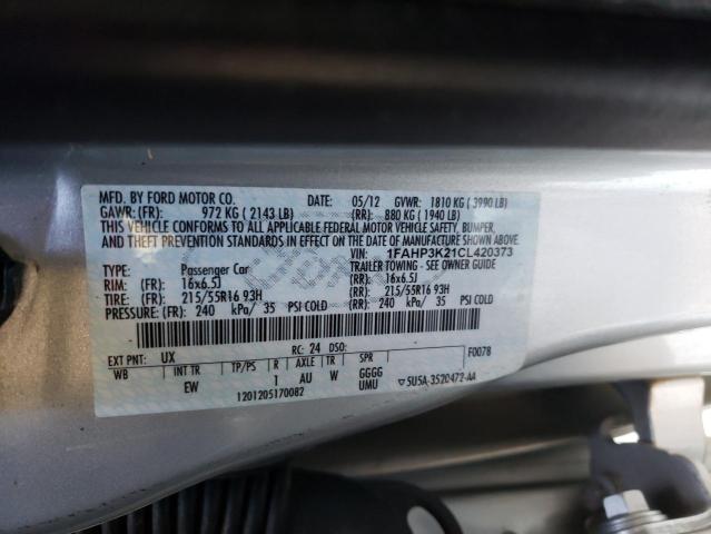 Photo 9 VIN: 1FAHP3K21CL420373 - FORD FOCUS SE 