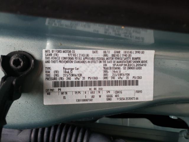 Photo 9 VIN: 1FAHP3K22CL205410 - FORD FOCUS 