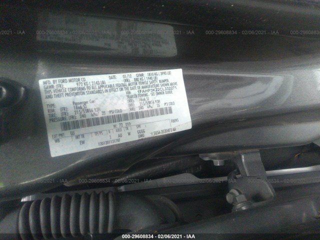 Photo 8 VIN: 1FAHP3K22CL332271 - FORD FOCUS 