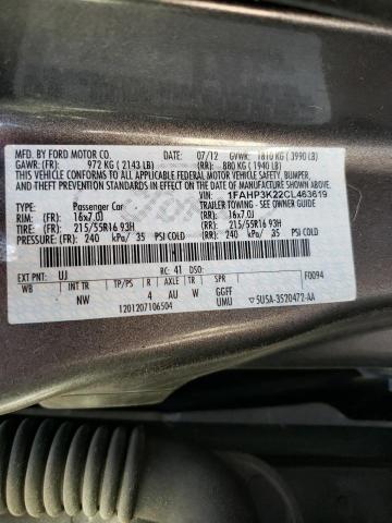 Photo 11 VIN: 1FAHP3K22CL463619 - FORD FOCUS SE 