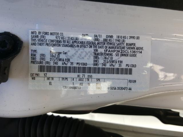 Photo 9 VIN: 1FAHP3K23CL136114 - FORD FOCUS SE 