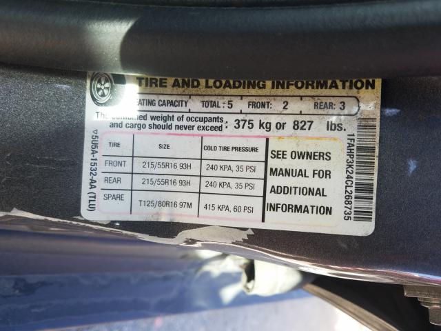 Photo 9 VIN: 1FAHP3K24CL268735 - FORD FOCUS SE 