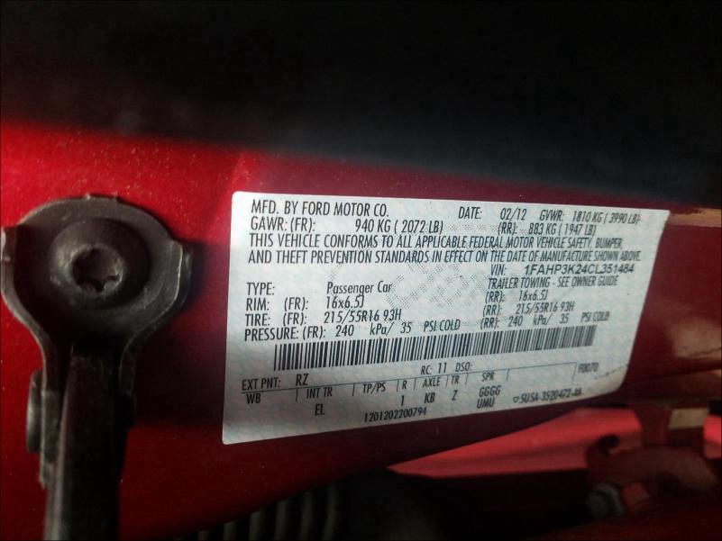 Photo 9 VIN: 1FAHP3K24CL351484 - FORD FOCUS SE 