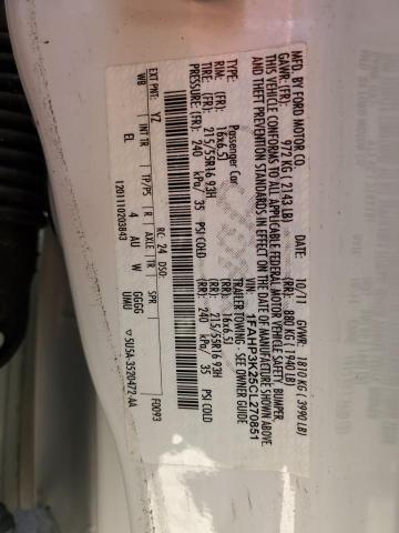 Photo 11 VIN: 1FAHP3K25CL270851 - FORD FOCUS 