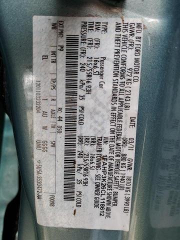 Photo 12 VIN: 1FAHP3K26CL118612 - FORD FOCUS SE 