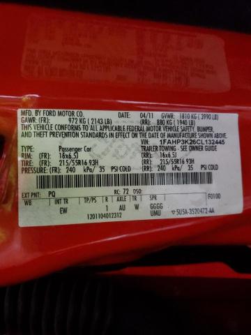 Photo 11 VIN: 1FAHP3K26CL132445 - FORD FOCUS SE 