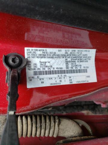 Photo 9 VIN: 1FAHP3K26CL407750 - FORD FOCUS SE 