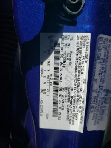 Photo 12 VIN: 1FAHP3K27CL318396 - FORD FOCUS 