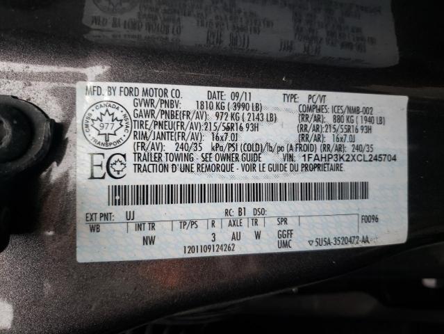 Photo 11 VIN: 1FAHP3K2XCL245704 - FORD FOCUS SE 