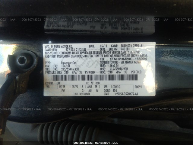 Photo 8 VIN: 1FAHP3M20CL168094 - FORD FOCUS 