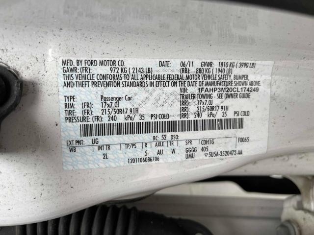 Photo 9 VIN: 1FAHP3M20CL174249 - FORD FOCUS SEL 