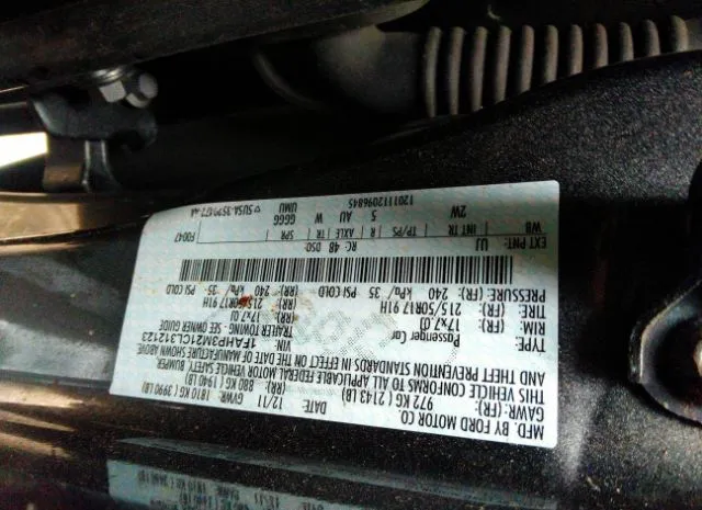 Photo 8 VIN: 1FAHP3M21CL312123 - FORD FOCUS 