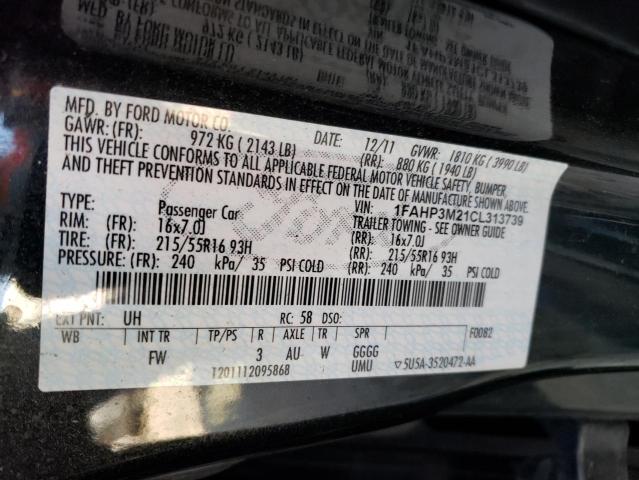 Photo 11 VIN: 1FAHP3M21CL313739 - FORD FOCUS 