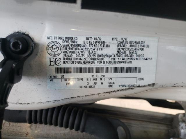 Photo 9 VIN: 1FAHP3M21CL334767 - FORD FOCUS SEL 