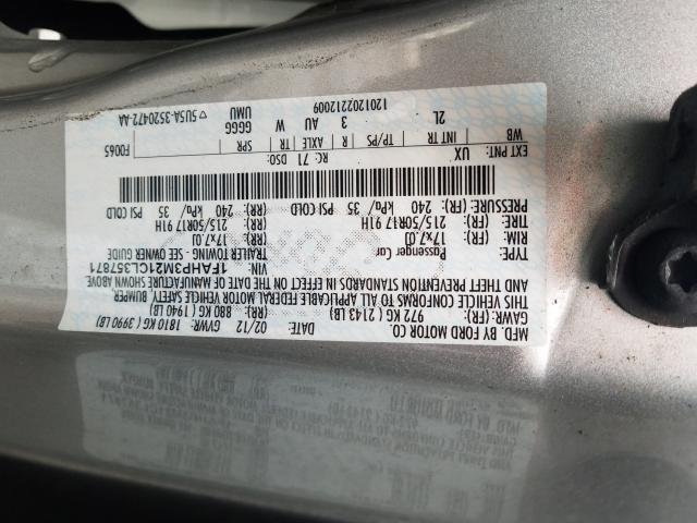 Photo 9 VIN: 1FAHP3M21CL357871 - FORD FOCUS SEL 