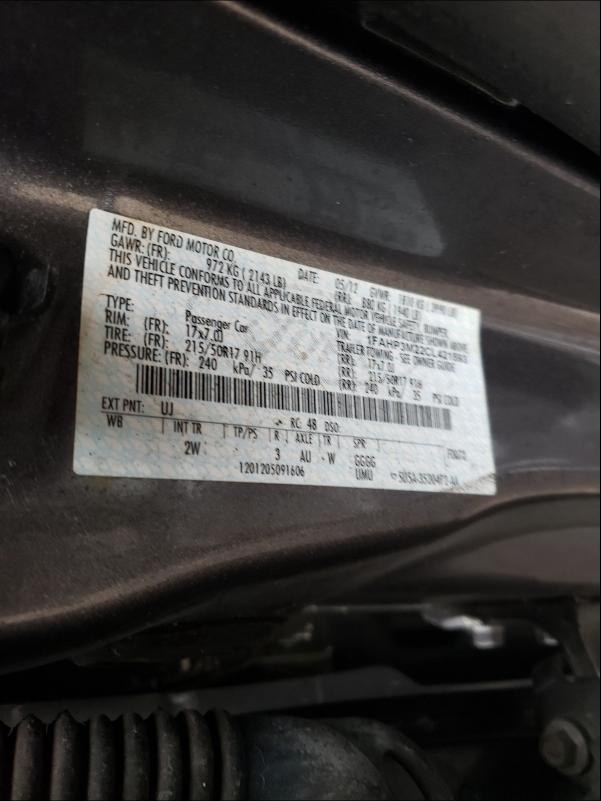 Photo 9 VIN: 1FAHP3M22CL421593 - FORD FOCUS SEL 