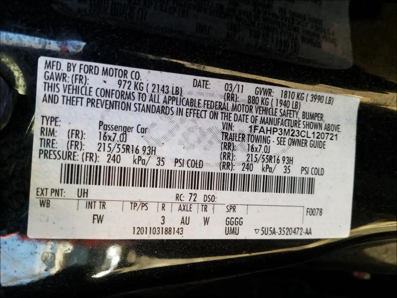 Photo 9 VIN: 1FAHP3M23CL120721 - FORD FOCUS SEL 