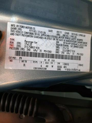 Photo 9 VIN: 1FAHP3M24CL233139 - FORD FOCUS SEL 