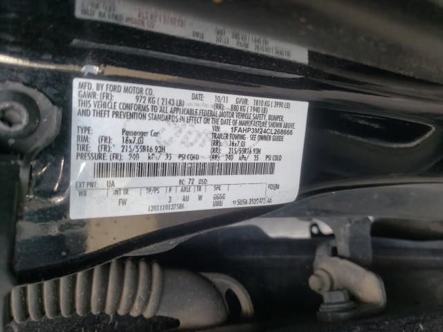 Photo 9 VIN: 1FAHP3M24CL268666 - FORD FOCUS SEL 