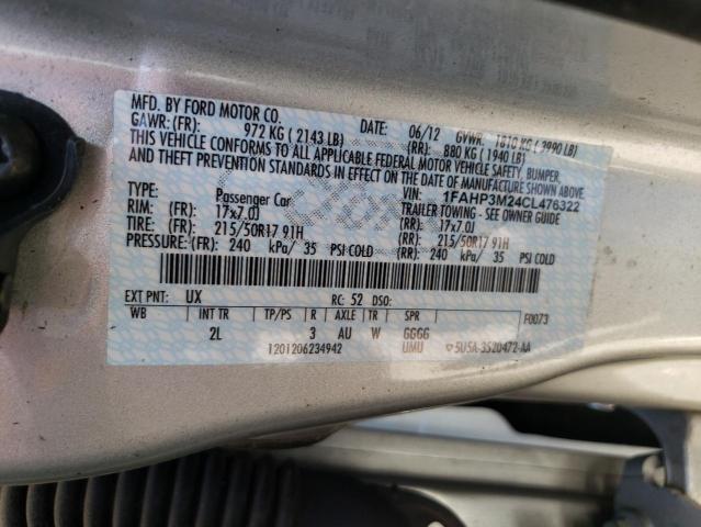 Photo 11 VIN: 1FAHP3M24CL476322 - FORD FOCUS SEL 