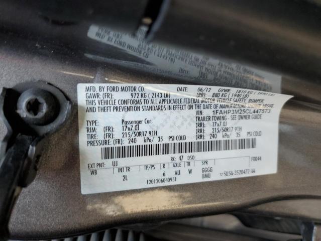 Photo 9 VIN: 1FAHP3M25CL447573 - FORD FOCUS SEL 