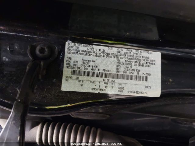 Photo 8 VIN: 1FAHP3M27CL477058 - FORD FOCUS 