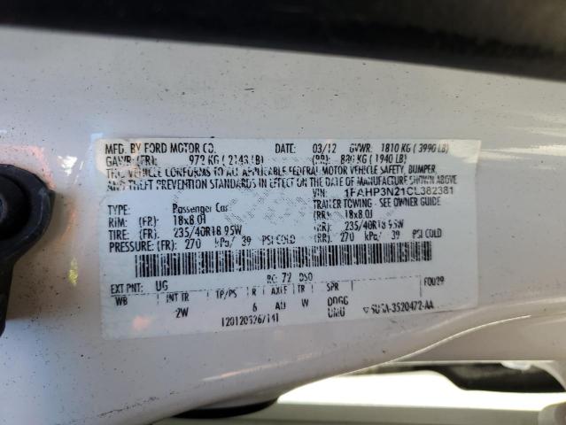 Photo 11 VIN: 1FAHP3N21CL382381 - FORD FOCUS TITA 