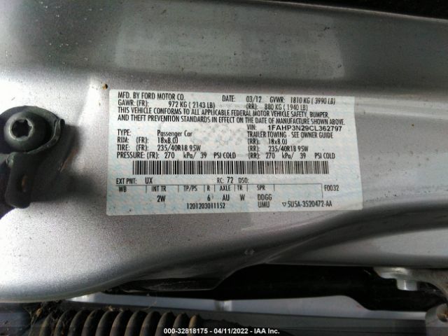 Photo 8 VIN: 1FAHP3N29CL362797 - FORD FOCUS 