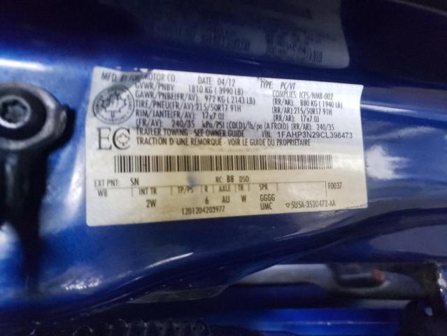 Photo 11 VIN: 1FAHP3N29CL398473 - FORD FOCUS TITA 