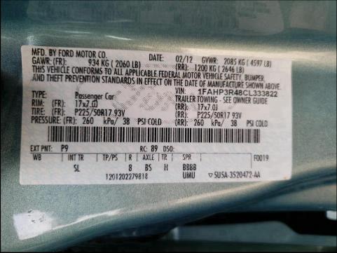 Photo 9 VIN: 1FAHP3R48CL333822 - FORD FOCUS BEV 